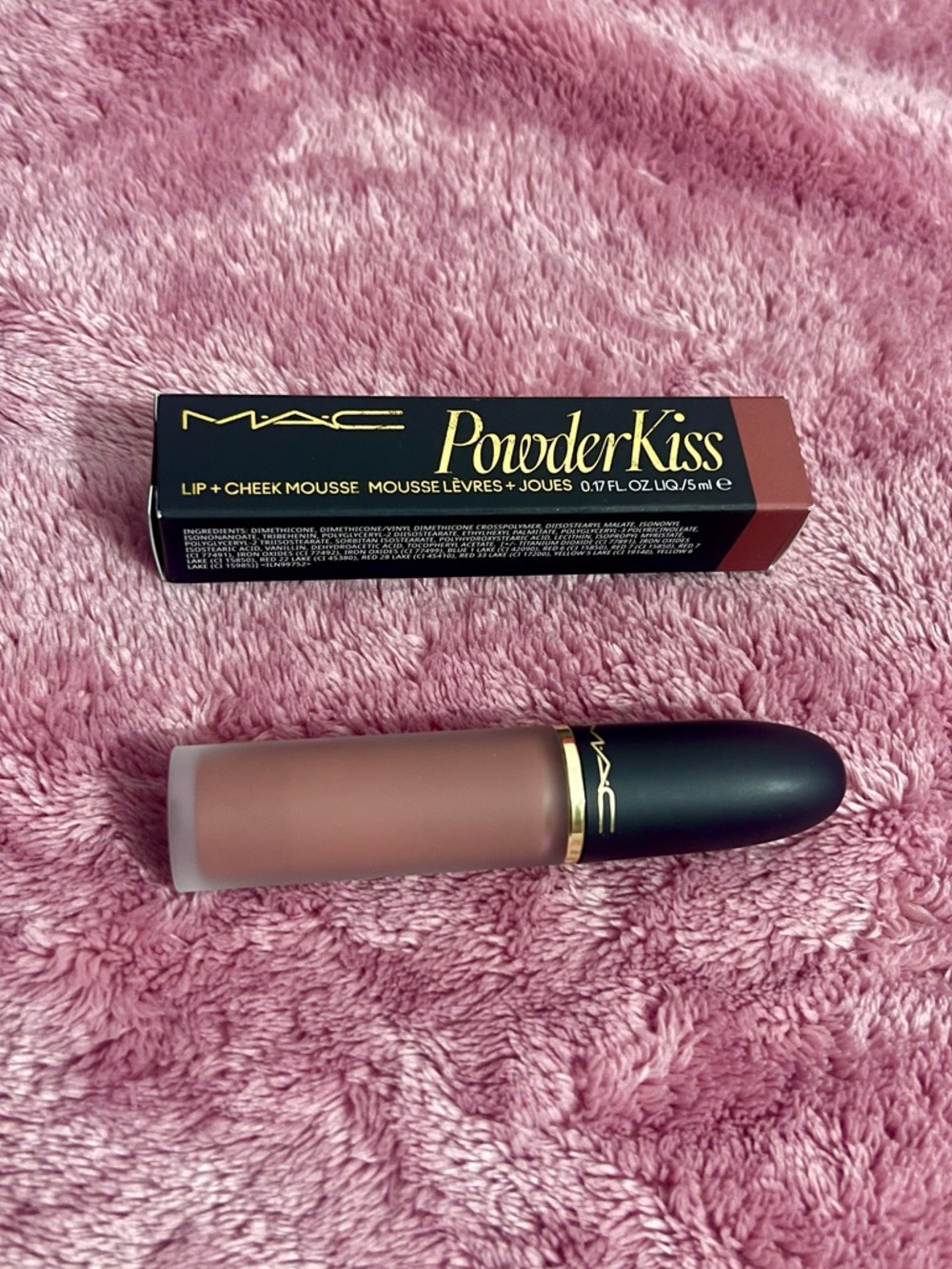 MAC Powder Kiss Lip + Cheek Mousse - Taken